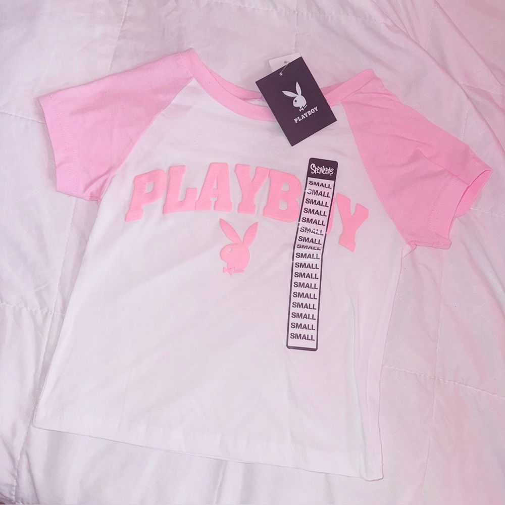 Playboy x Spencer’s Cropped Baby Tee